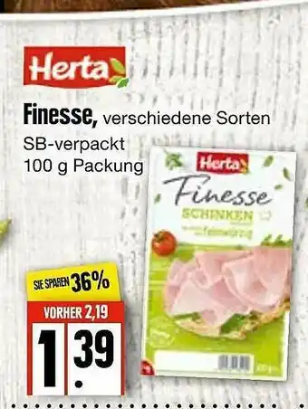 Edeka Frischemarkt Herta Finesse Angebot