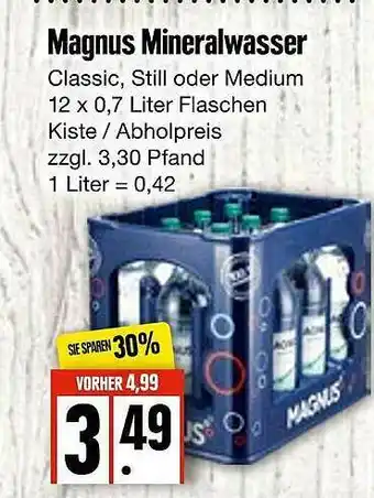 Edeka Frischemarkt Magnus Mineralwasser Angebot