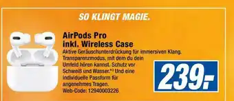 Expert Airpods Pro Inkl. Wireless Case Angebot