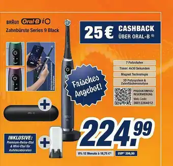 Expert Bening Braun Oral-b Io Zahnbürste Series 9 Black Angebot