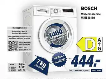 Expert Bening Bosch Waschmaschine Wan 28180 Angebot