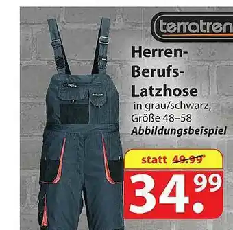 Famila Nord Ost Herren-berufs-latzhose Terratren Angebot