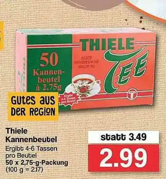 Famila Nord West Thiele Kannenbeutel Angebot