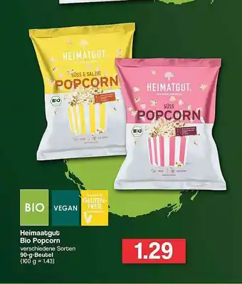 Famila Nord West Heimaatgut Bio Popcorn Angebot