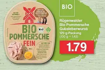 Famila Nord West Rügenwlader Bio Pommersche Gutsleberwurst Angebot