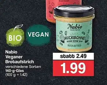 Famila Nord West Nabio Veganer Brotaufstrich Angebot