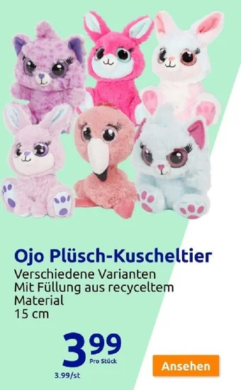 Action Ojo Plüsch-Kuscheltier Angebot