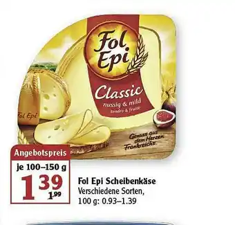 Globus Fol Epi Scheibenkäse Angebot