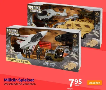 Action SPECIAL COMBAT Militär-Spielset Angebot