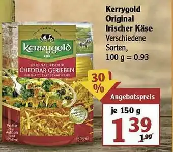 Globus Kerrygold Original Irischer Käse Angebot