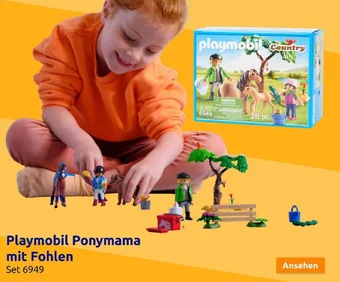 Action Playmobil Ponymama mit Fohlen Set 6949 Angebot