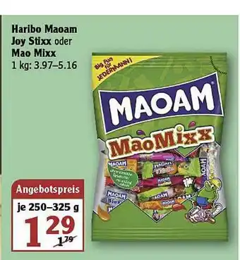 Globus Haribo Maoam Joy Stix Oder Mao Mixx Angebot