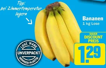 Hit Bananen 1 kg Angebot