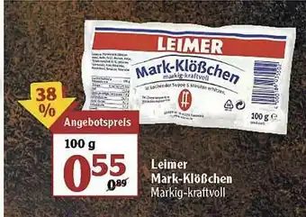 Globus Leimer Mark-klößchen Angebot