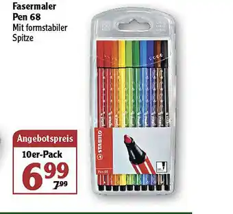 Globus Fasermaler Pen 68 Angebot