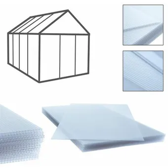 ManoMano Doppelstegplatten gewächshaus hohlkammerplatte 14x polycarbonat stegplatten Angebot