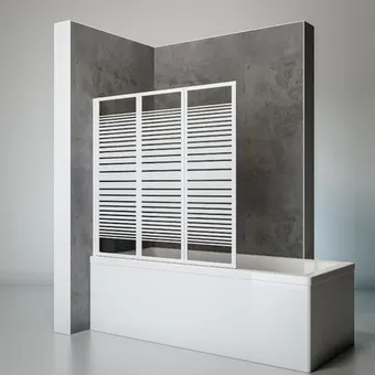 ManoMano Schulte duschwand smart inkl. klebe-montage, 3-teilig faltbar, duschabtrennung für badewanne, alpin-weiß, 3 mm sicherheitsgla Angebot