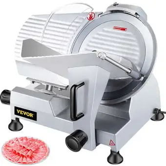 ManoMano Vevor durable 10 aufschnittmaschine 240w fleischschneidemaschine fleischschneide allesschneider aufschnittmaschine 250mm mess Angebot