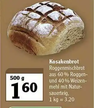 Globus Kosakenbrot Angebot