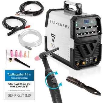 ManoMano Stahlwerk schweißgerät ac dc wig 200 puls st wig inverter pulsfunktion e hand Angebot