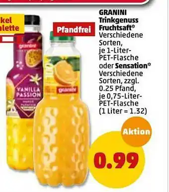 PENNY Granini Trinkgenuss Fruchtsaft Oder Sensation Angebot