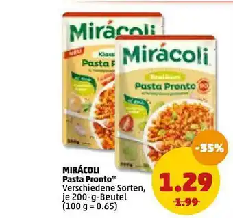 PENNY Mirácoli Pasta Pronto Angebot