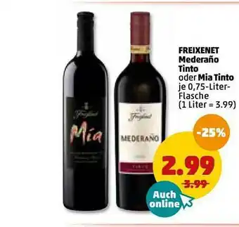 PENNY Freixenet Mederaño Tinto Oder Mia Tinto Angebot