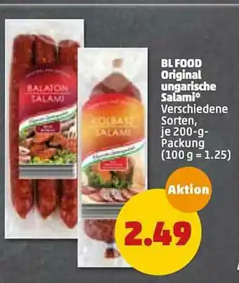 PENNY Bl Food Original Ungarische Salami Angebot