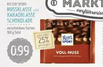 Edeka Struve Ritter Sport Nussklasse Oder Kakaoklasse Schokolade Angebot