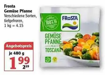 Globus Frosta Gemüse Pfanne Frosta Angebot