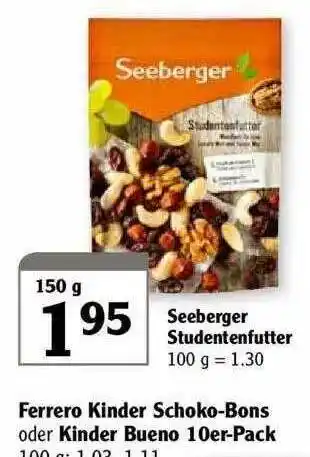 Globus Ferrero Kinder Schoko-bons Oder Kinder Bueno 10er-pack Angebot