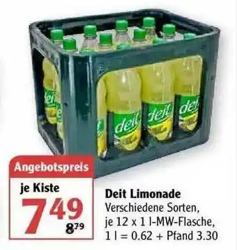 Globus Deit Limonade Angebot