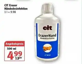 Globus Cit Erazar Händedesinfektion Angebot