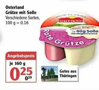 Globus Osterland Grütze Mit Soße Angebot