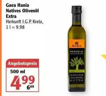 Globus Gaea Hania Natives Olivenöl Extra Angebot