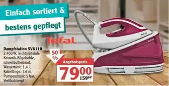 Globus Dampfstation Sv6110 Tefal Angebot