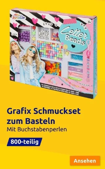 Action Grafix Schmuckset zum Basteln 800-teilig Angebot