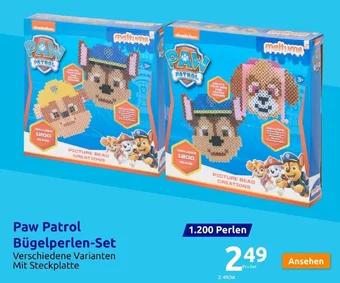 Action Paw Patrol Bügelperlen-Set 1.200 Perlen Angebot