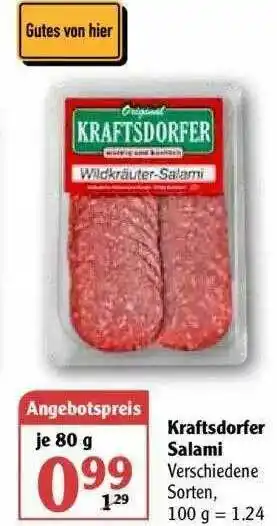 Globus Kraftsdorfer Salami Angebot