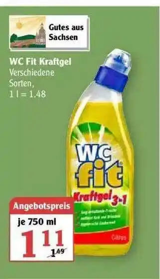 Globus Wc Fit Kraftgel Angebot