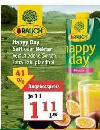 Globus Rauch Happy Day Saft Oder Nektar Angebot