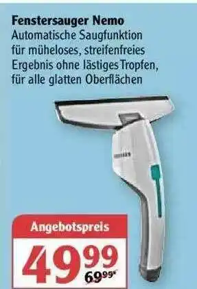 Globus Fenstersauger Nemo Angebot