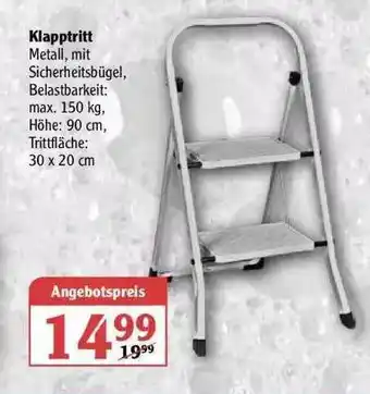 Globus Klapptritt Angebot