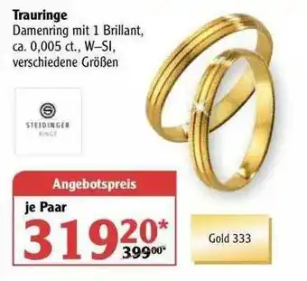 Globus Trauringe Angebot