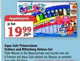 Globus Aqua Gelz Prinzessinen Schloss Und Ritterburg Deluxe-set Angebot