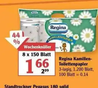 Globus Regina Kamillen-toilettenpapier Angebot