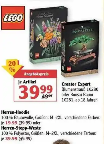 Globus Lego Creator Expert Angebot