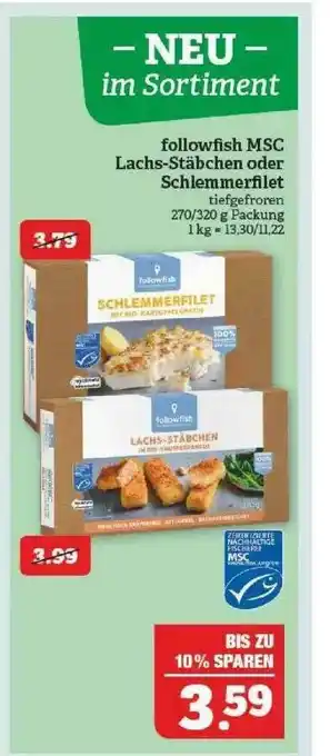 Marktkauf Followfisch Msc Lachs-stäbchen Oder Schlemmerfilet Angebot