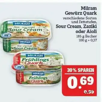 Marktkauf Milram Gewürz Quark, Sour Cream, Zaziki Oder Aioli Angebot