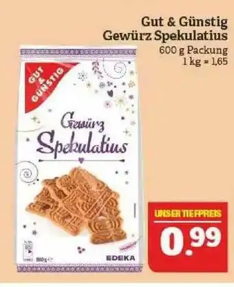 Marktkauf Gut & Günstig Gewürz Spekulatius Angebot